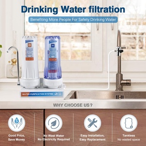 <strong>Water</strong> <strong>Filter</strong> or Purifier Two Stage <strong>Water</strong> Filtration System Table Top <strong>Water</strong> Purifier Home - Product Image 1