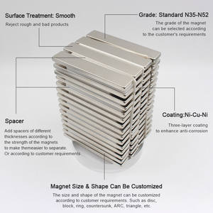 Imanes rectangulares pequeños, cubo fuerte profesional, superimanes personalizados - Product Image 4