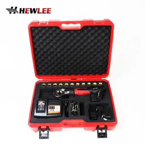 HEWLEE HZT-300 300sqmm Handheld Mini Intelligent Electric Battery Hydraulic Cable Lug Crimping Tools AWG Lug