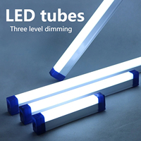 Tube rechargeable à LED pour le camping Suspension magnétique Ampoule portable pour l'éclairage extérieur du marché nocturne d'urgence