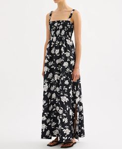 Vestidos Midi Personalizados para Mujer, Tejidos, Elegantes, Casuales, para Fiesta, con Tirantes, Estampado Digital, Silueta en A, sin Mangas - Product Image 1
