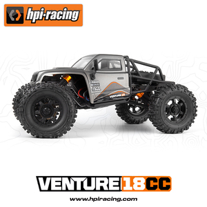 HPI Racing 1/18 Competition Crawler Gunmetal Venture 18CC Flux Brushless RC Rock Crawler RTR 4WD Auto de Control Remoto para Escalar 4X4 - Product Image 6
