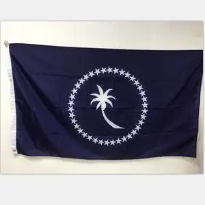 Murah Saham Berkualitas Tinggi 100% Polyester 3 * 5ft Chuuk Bendera