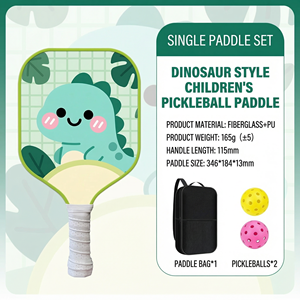 Racchetta da Pickleball Premium in Fibra di Vetro per Bambini, Spessore 13mm, Manico Piccolo, per Allenamento Professionale e Intrattenimento Junior - Product Image 1