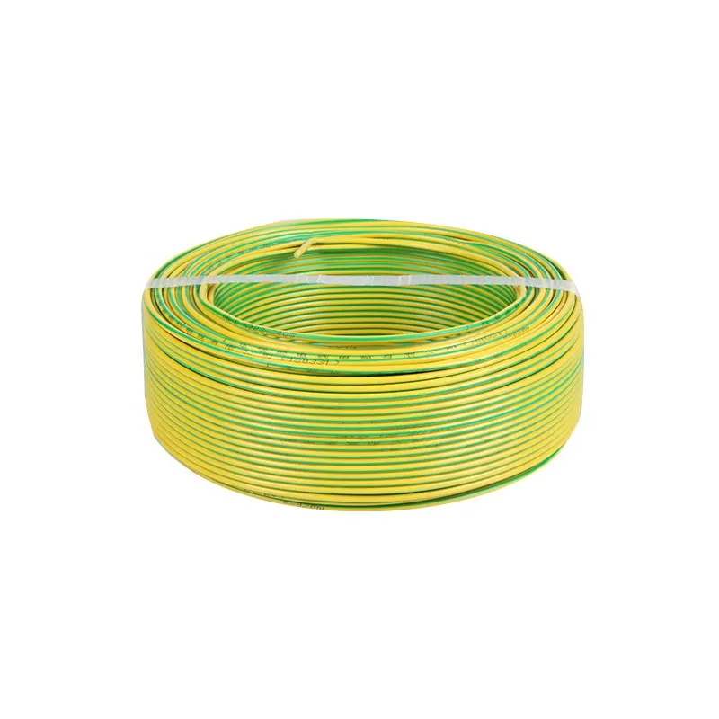 Factory Direct Supply 450/750v 1.5 2.5 4 6 10 16 Mm2 Single/stranded PVC Copper Grounding Cable House Electrical Cable Wire