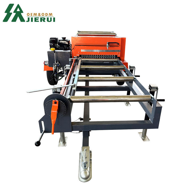 Portable Horizontal Band Saw Edger Twin-blade Timber Edger Mill ...