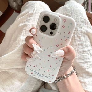 เคสโทรศัพท์ลายดาวดนตรีน่ารักสไตล์เกาหลีแบบเต็มจอ สำหรับ iPhone 16 Pro Max 11 12 13 14 15 Pro 8 7 Plus 16E  แบบนิ่ม - Product Image 3