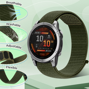 Correa de Reloj de 22 mm para <span class=keywords><strong>Garmin</strong></span> Fenix 8/E 47 mm/Fenix 7/7 Pro/Fenix 6/6 Pro/Fenix 5/5 Plus/Epix Gen 2/<span class=keywords><strong>Approach</strong></span> <span class=keywords><strong>S62</strong></span>/S60 - Product Image 4