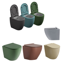 WC suspendu Terra Bowl, toilettes suspendues, produits de salle de bain CE ISO, articles sanitaires en céramique pour la décoration d'hôtels et de maisons