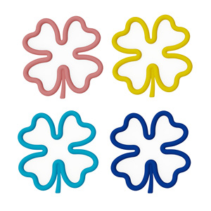 Silicone Four Leaf Clover Coaster 172mm Waterproof Heat Insulating Coffee <b>Tea</b> <b>Cup</b> Mat Home Tableware Placemat - Product Image 4