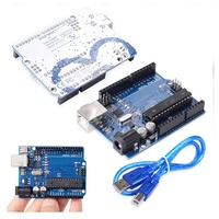 Placa de desarrollo/aprendizaje UNO R3 con chip ATmega328P compatible con Arduin0 UNO Rev3 para programadores, Emuladores, depuradores