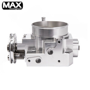 Corps universel d'accélérateur en aluminium 70mm MAX pour TB11 <span class=keywords><strong>Honda</strong></span> RSX DC5 CIVIC SI <span class=keywords><strong>EP3</strong></span> <span class=keywords><strong>K20</strong></span> K20A système de moteur de voiture noir ruban - Product Image 5