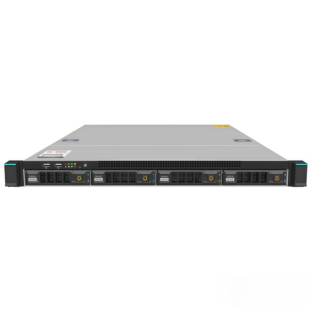 New Design1U 4Bays 650mm Length Server Chassis Case wholesale Price 12GB/s SAS Backplane Rack Mount Server Case