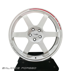 ล้อแม็ก Volk Racing <span class=keywords><strong>TE37</strong></span> SL <span class=keywords><strong>สี</strong></span><span class=keywords><strong>ขาว</strong></span> 5x120 5x114.3 <span class=keywords><strong>ขอบ</strong></span> 17 <span class=keywords><strong>18</strong></span> 19 นิ้ว สำหรับ Audi BMW 340I F30 Honda Civic Toyota Subaru Chevry - Product Image 5