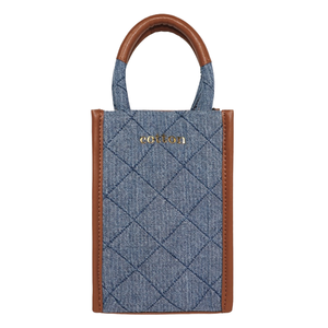 Bolso bandolera de mezclilla para mujer, para invierno, con cierre de cremallera, ligero, con asa suave, elegante, para compras - Product Image 1