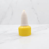 Bouchon à vis en plastique de 18 mm pour flacons d'encre, flacons d'huile capillaire, bouchons pour emballage industriel