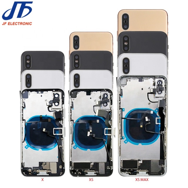 Battery Back Full Housing Cover Assembly for iphone X XS MAX Rear Body with Parts