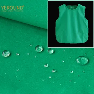 100% Polyester Light Elastic Waterproof And Oil Resistant Fabric Feels Like Cotton Stain Resistant For Baby Aprons