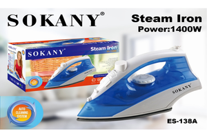 <span class=keywords><strong>Plancha</strong></span> de Vapor Eléctrica Inalámbrica <span class=keywords><strong>Profesional</strong></span> Sokany 198-1/138 de 1000w, Marca Premium, Económica - Product Image 2