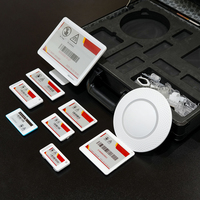 Kit de démonstration d'étiquettes de prix électroniques numériques Minew Bluetooth 5.0 4 couleurs avec encre électronique et passerelle pour solution ESL