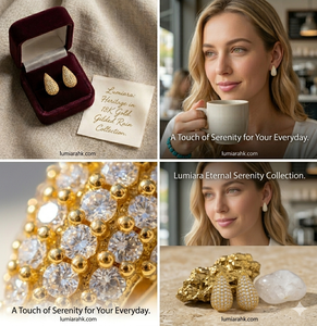 ต่างหูทรงหยดน้ำสไตล์โบฮีเมียน ดีไซน์หรูหรา ตกแต่งด้วยทอง 18K ชุบทองแดง เหมาะสำหรับผู้หญิงในโอกาสหมั้นและวันครบรอบ - Product Image 4