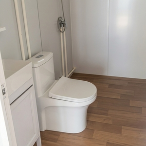 <span class=keywords><strong>WC</strong></span> monobloc en céramique blanc personnalisé en usine, à chasse d'eau par siphon, avec double chasse, pour salle de bain, à poser au sol, sanitaires - Product Image 4