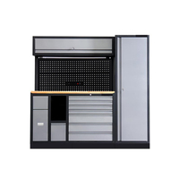 Chariot à outils modulaire robuste personnalisable OEM avec tiroirs coulissants pour atelier de réparation automobile