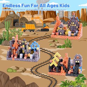 Ensemble de blocs de construction magnétiques, cubes magnétiques, jouets éducatifs pour enfants, ensembles de tuiles magnétiques STEM - Product Image 4