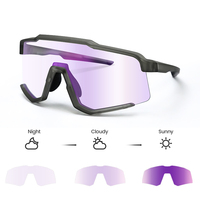 Lunettes de soleil Dilupu pour hommes, photochromiques, protection UV400, lunettes de cyclisme pour vélo, moto, vélo de route