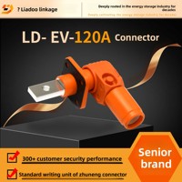 EV120A Connecteur de stockage d'énergie de bornier de batterie au lithium à noyau unique haute tension avec boîtier PC en cuivre