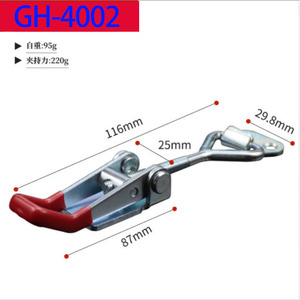 GH-4002 Industrial Latch <b>Quick</b> <b>Clamp</b> 138mm A-Type <b>Clamp</b> High Carbon Steel Metric - Product Image 3