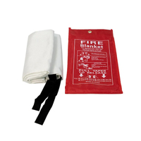 Couverture anti-feu professionnelle pour soudage 1,2x1,8m, tapis en fibre de verre tissé sergé résistant aux hautes températures, découpe pour étincelles industrielles