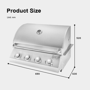 מבער גריל בגז <span class=keywords><strong>bbq</strong></span> עבור barbeces חיצוני