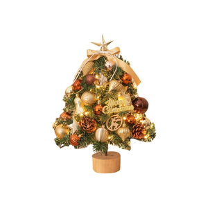 Wholesale New 45cm Artificial Small <b>Led</b> <b>Light</b> Mini Christmas <b>Trees</b> for Indoor Desktop Decoration - Product Image 5