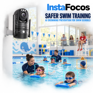 Caméra IP WiFi 6 pour système de prévention des noyades par IA, zoom optique 100x, surveillance intelligente IP68, CMOS 12MP 1080P, grand angle 140° - Product Image 1