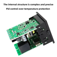 Contrôleur de température numérique intelligent PID CH402 MV*AN Relais à semi-conducteurs Double sortie Thermostat industriel pour machine d'emballage