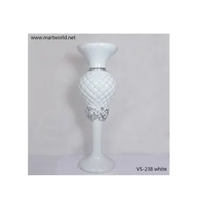 Vase en fibre de verre centres de table vase blanc classique grand vase à fleurs mariage hôtel fête réception décoration de la maison (VS-238W)