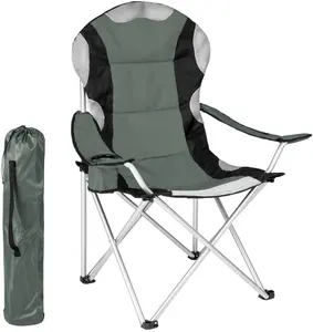 Chaise de plage de luxe réglable de haute qualité Mobilier d'extérieur inclinable en acier portable avec design moderne
