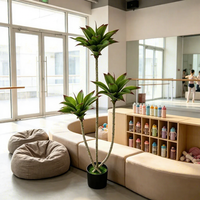 Décoration d'événements en gros : Arbre d'Agave Artificiel Tropical en Pot, Plantes d'Intérieur pour Bureau et Autres Décorations de Mariage