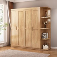 Armoire amovible en bois massif Dongma Nordic, style moderne et simple, multi-portes battantes, organisateur de vêtements pour chambre à coucher, mobilier de maison, fabrication chinoise