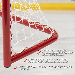 Hockey Puck Goal - Official Size - 1.5" Steel Pipe/china Hockey Goal Street Hockey Training Equipment