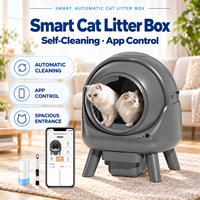 Nouvelle génération de litière automatique pour chat 50L, sécurité anti-pincement, toilette intelligente pour chat, litière autonettoyante intelligente pour chats