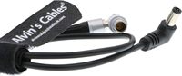 Câble coaxial tressé à angle droit DC vers 2 broches mâle de Alvin's Cables pour émetteur Teradek Bolt, caméras phares Z-CAM E2