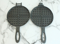 Poêle à frire double face antiadhésive en fonte pour gaufrier à crêpes