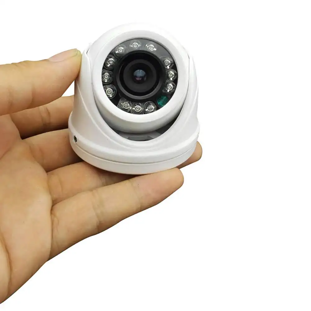 1/3 Cmos 960H 1200tvl Hd 12Leds IR-CUT 3.6Mm Waterdichte Pantser Mini Dome Cctv Bewakingscamera