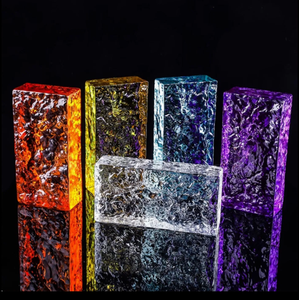 200*100*50mm bloques <span class=keywords><strong>de</strong></span> vidrio <span class=keywords><strong>baratos</strong></span> <span class=keywords><strong>de</strong></span> moda tipo múltiple arte <span class=keywords><strong>ladrillos</strong></span> <span class=keywords><strong>de</strong></span> vidrio hueco para Decoración - Product Image 1