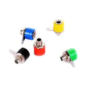 4mm Banana Socket Binding Post Nut Banana Plug Jack Electrical Connector Terminal Test Hole DIY Parts Tools