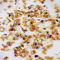 Thé aux fruits naturel au kumquat et citron, mélange d'ananas, double rose rouge et chrysanthème, thé en vrac pour infusion chaude ou froide, vente en gros