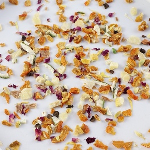 Natural Kumquat Lemon Blended Fruit Tea with Pineapple Double Red <strong>Rose</strong> Chrysanthemum Loose Tea for Hot Cold Brew Bulk Wholesale - Product Image 3