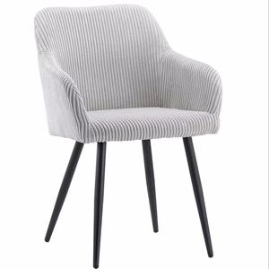 Chaise de salle à manger de luxe Nordic Light chaises de canapé de ménage simples chaises en velours pour meubles de salon - Product Image 1